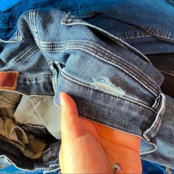 Madewell Skinny Skinny Ankle Zip Jeans Sky Wash Size 25‎ - Picture 8 of 8